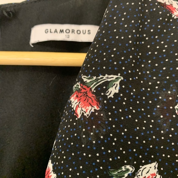 Glamorous Wrap Tea Dress With Ruffle In Print - Picture 3 of 9